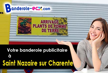 A Saint-Nazaire-sur-Charente (Charente-Maritime/17780) recevez votre banderole publicitaire