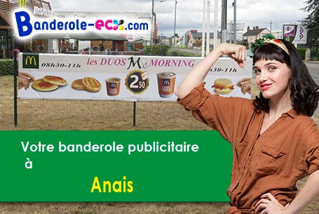 Impression de banderole publicitaire à Anais (Charente/16560)