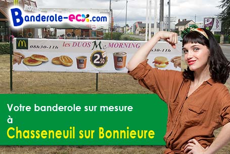 A Chasseneuil-sur-Bonnieure (Charente/16260) recevez votre banderole personnalisée