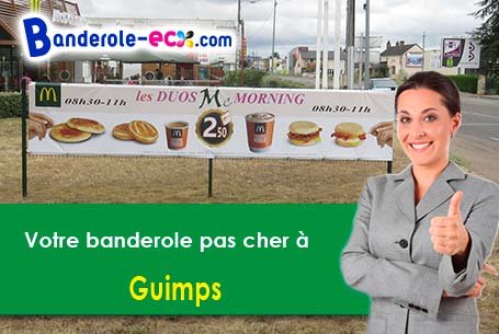 Impression de banderole personnalisée à Guimps (Charente/16300)