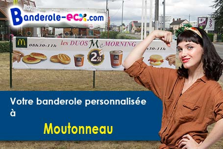 Recevez votre banderole publicitaire à Moutonneau (Charente/16460)