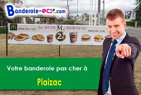 A Plaizac (Charente/16170) impression de banderole pas cher