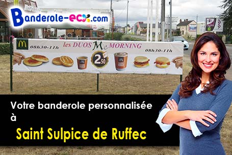 A Saint-Sulpice-de-Ruffec (Charente/16460) recevez votre banderole personnalisée
