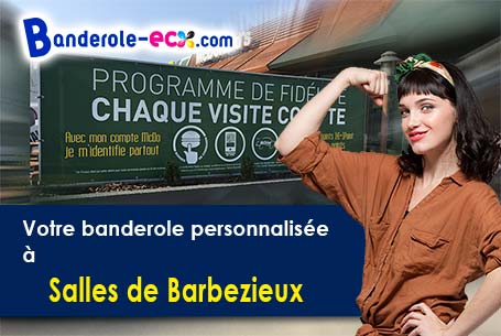 Recevez votre banderole pas cher à Salles-de-Barbezieux (Charente/16300)