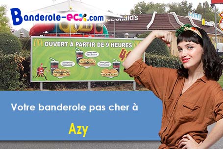 A Azy (Cher/18220) recevez votre banderole personnalisée