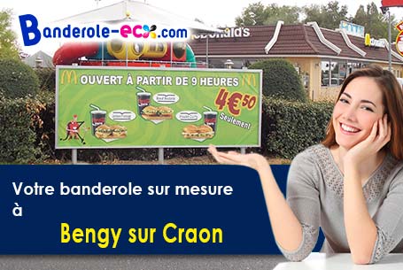 A Bengy-sur-Craon (Cher/18520) impression de banderole personnalisée