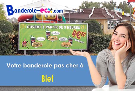 A Blet (Cher/18350) impression de banderole pas cher