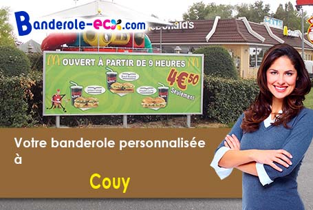 A Couy (Cher/18140) recevez votre banderole personnalisée