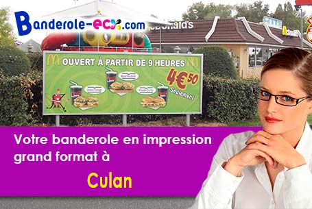 Impression de banderole publicitaire à Culan (Cher/18270)