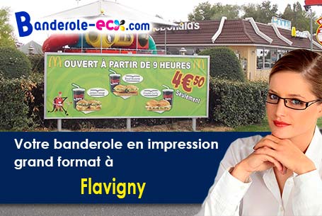 Impression de banderole personnalisée à Flavigny (Cher/18350)
