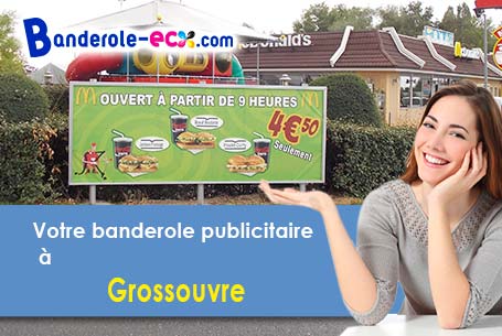 A Grossouvre (Cher/18600) recevez votre banderole pas cher