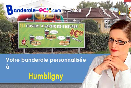 A Humbligny (Cher/18250) recevez votre banderole personnalisée