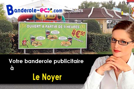 A Le Noyer (Cher/18260) impression de banderole personnalisée