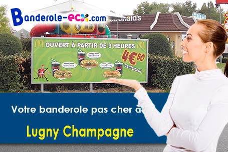 A Lugny-Champagne (Cher/18140) recevez votre banderole publicitaire