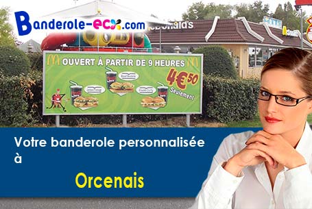 A Orcenais (Cher/18200) recevez votre banderole personnalisée