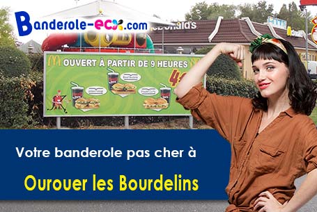 A Ourouer-les-Bourdelins (Cher/18350) recevez votre banderole pas cher
