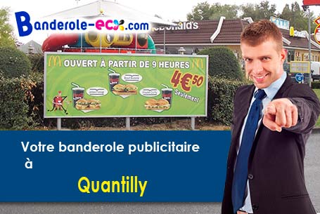 A Quantilly (Cher/18110) recevez votre banderole publicitaire