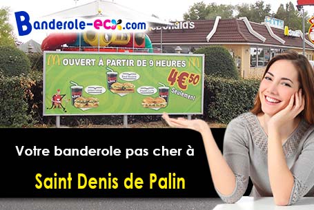 A Saint-Denis-de-Palin (Cher/18130) impression de banderole personnalisée