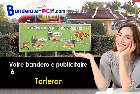 A Torteron (Cher/18320) recevez votre banderole personnalisée