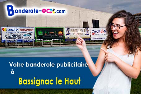 Commandez votre banderole pas cher à Bassignac-le-Haut (Corrèze/19220)