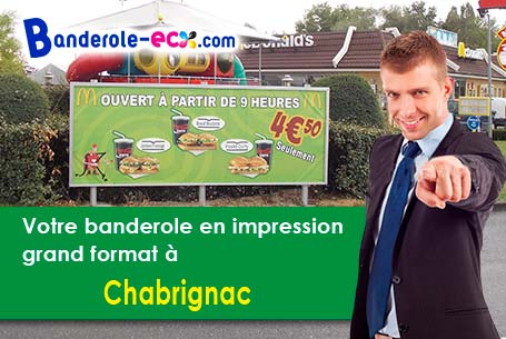 Recevez votre banderole publicitaire à Chabrignac (Corrèze/19350)