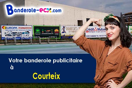 Banderole publicitaire pour vos foires à Courteix (Corrèze/19340)