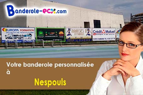 A Nespouls (Corrèze/19600) recevez votre banderole personnalisée