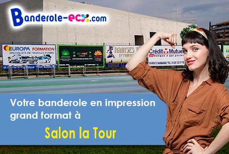 Banderole publicitaire pour vos foires à Salon-la-Tour (Corrèze/19510)