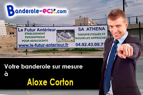 Commandez votre banderole pas cher à Aloxe-Corton (Côte-d'or/21420)