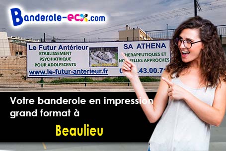 Banderole publicitaire pour vos foires à Beaulieu (Côte-d'or/21510)