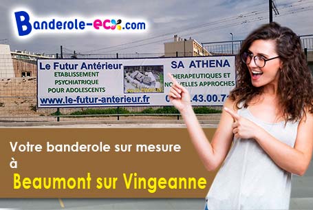 Banderole publicitaire pour vos foires à Beaumont-sur-Vingeanne (Côte-d'or/21310)