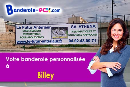 A Billey (Côte-d'or/21130) commandez votre banderole personnalisée