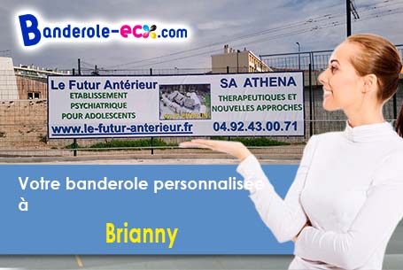 A Brianny (Côte-d'or/21390) commandez votre banderole personnalisée