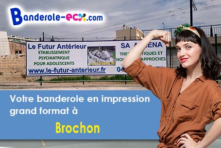 A Brochon (Côte-d'or/21220) commandez votre banderole personnalisée