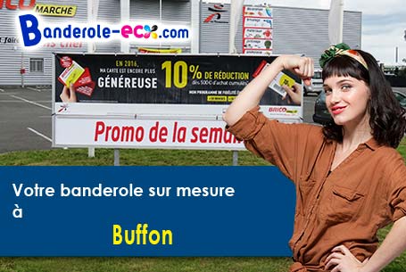 Commandez votre banderole pas cher à Buffon (Côte-d'or/21500)