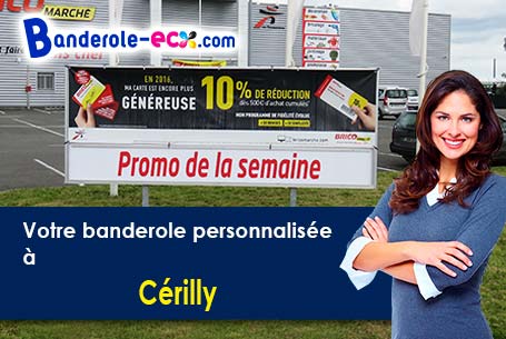 Banderole publicitaire pour vos foires à Cérilly (Côte-d'or/21330)