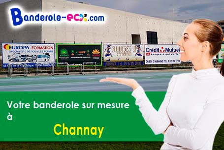 A Channay (Côte-d'or/21330) commandez votre banderole personnalisée