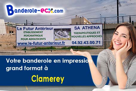 Banderole publicitaire pour vos foires à Clamerey (Côte-d'or/21390)