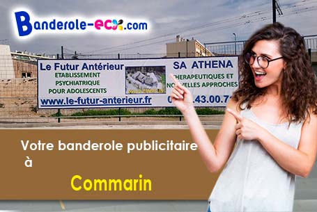 Commandez votre banderole pas cher à Commarin (Côte-d'or/21320)