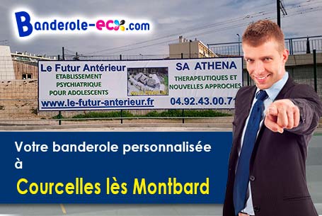 Commandez votre banderole pas cher à Courcelles-lès-Montbard (Côte-d'or/21500)