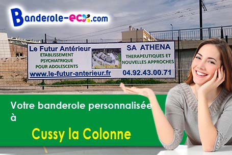 Commandez votre banderole pas cher à Cussy-la-Colonne (Côte-d'or/21360)