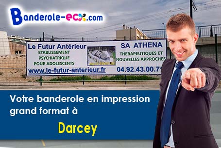 Banderole publicitaire pour vos foires à Darcey (Côte-d'or/21150)