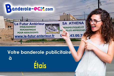 Banderole publicitaire pour vos foires à Étais (Côte-d'or/21500)