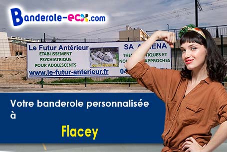 Banderole publicitaire pour vos foires à Flacey (Côte-d'or/21490)