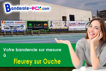 Banderole publicitaire pour vos foires à Fleurey-sur-Ouche (Côte-d'or/21410)