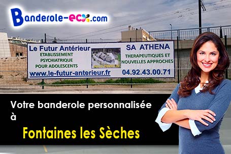 Banderole publicitaire pour vos foires à Fontaines-les-Sèches (Côte-d'or/21330)