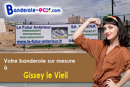 Banderole publicitaire pour vos foires à Gissey-le-Vieil (Côte-d'or/21350)