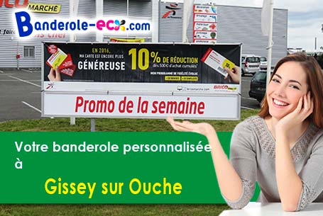 Banderole publicitaire pour vos foires à Gissey-sur-Ouche (Côte-d'or/21410)