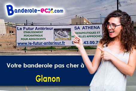 A Glanon (Côte-d'or/21250) commandez votre banderole personnalisée