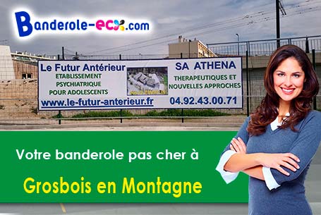 A Grosbois-en-Montagne (Côte-d'or/21540) commandez votre banderole personnalisée